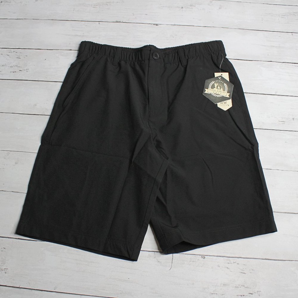 Rorie Whelan Boy's Black Golf Shorts Youth Size XL 14 Moisture Wick